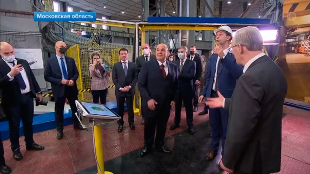 В Дубне Михаил Мишустин лично запустил первый каскад ускорителей российского коллайдера NICA
